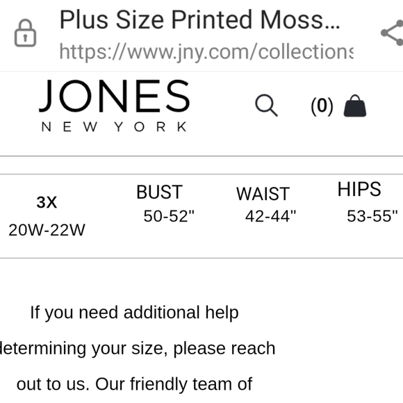 3X NWT SILK 100% Jones New York fully lined blouse - Picture 8 of 8